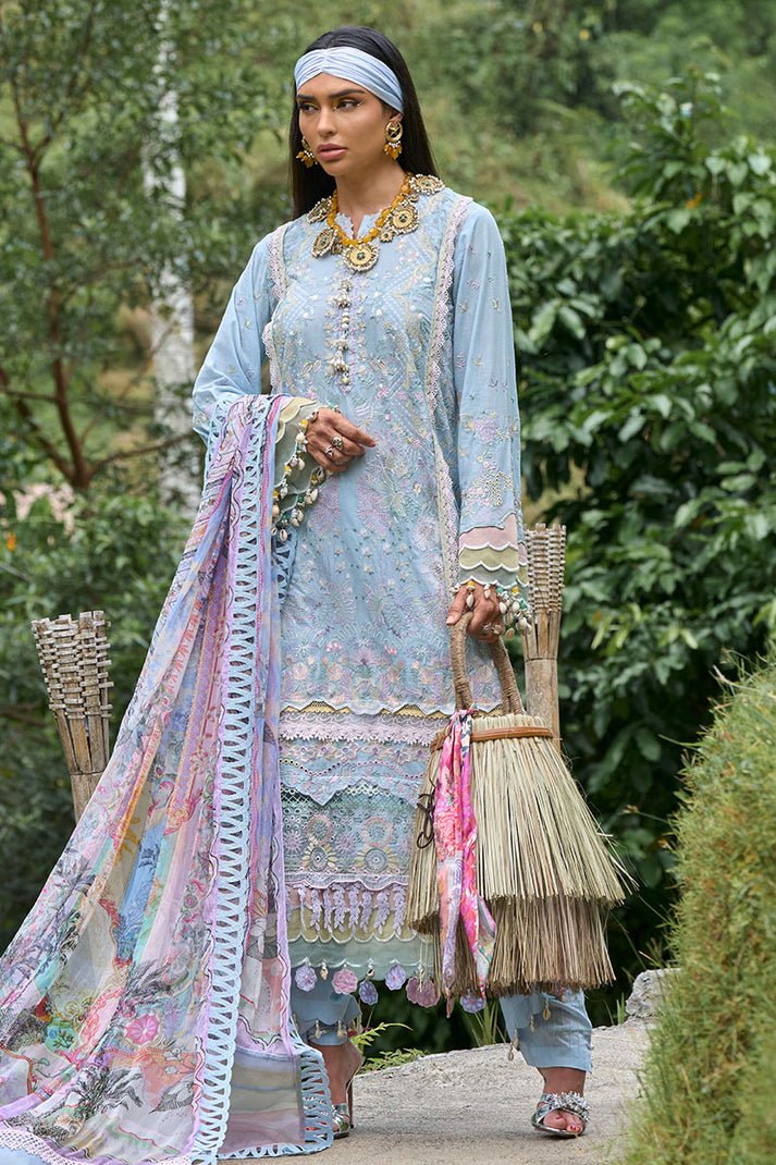 Ansab Jahangir | Zoha Lawn 24 | HELICONIA by Ansab Jahangir - Designer Dress - Type: Ladies Clothes - Available at Libayah - 100% Original