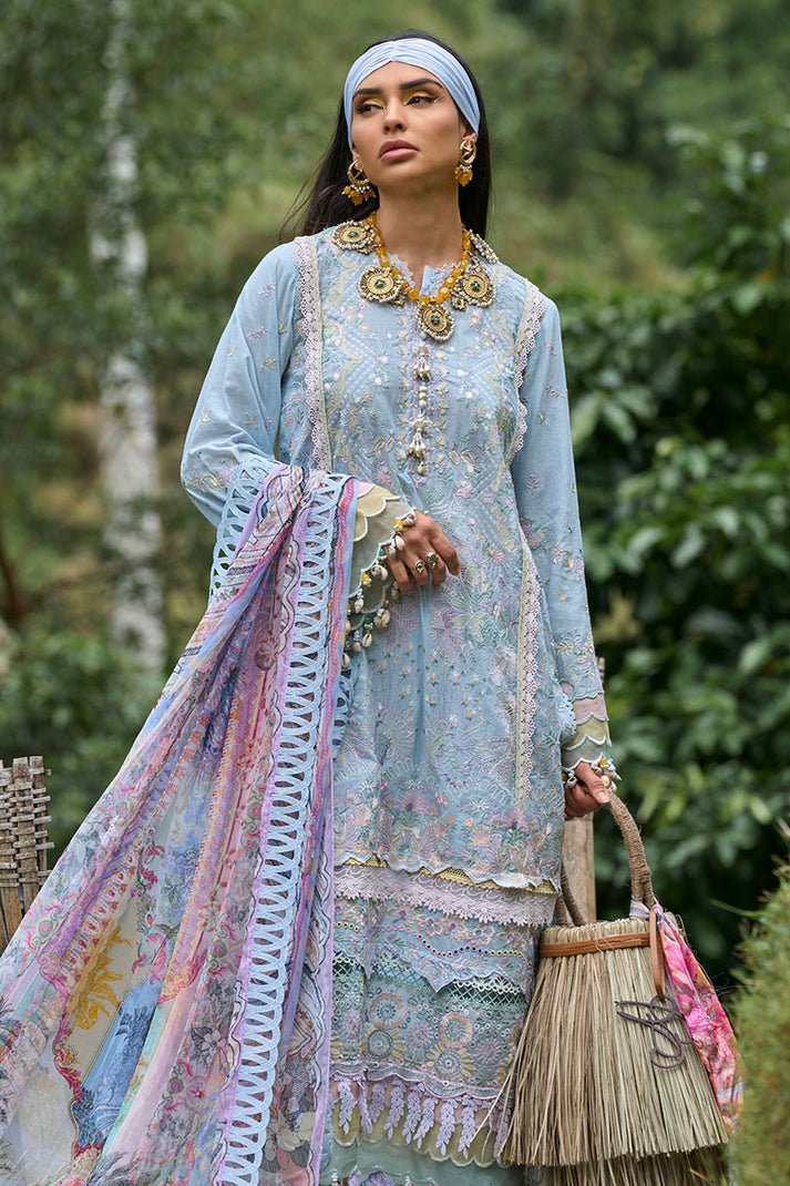 Ansab Jahangir | Zoha Lawn 24 | HELICONIA by Ansab Jahangir - Designer Dress - Type: Ladies Clothes - Available at Libayah - 100% Original