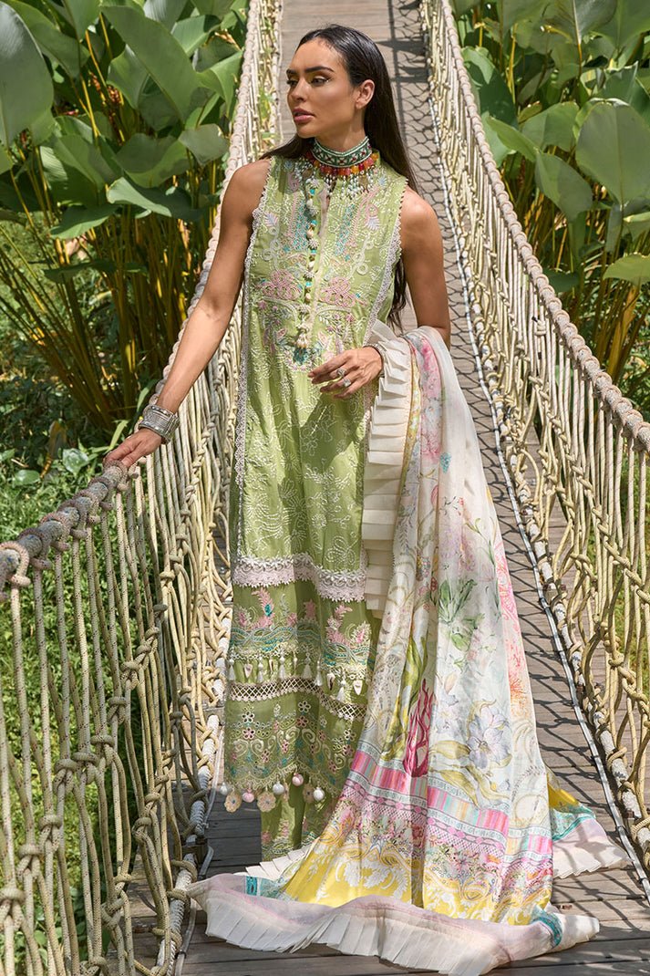 Ansab Jahangir | Zoha Lawn 24 | LOTUS POD by Ansab Jahangir - Designer Dress - Type: Ladies Clothes - Available at Libayah - 100% Original