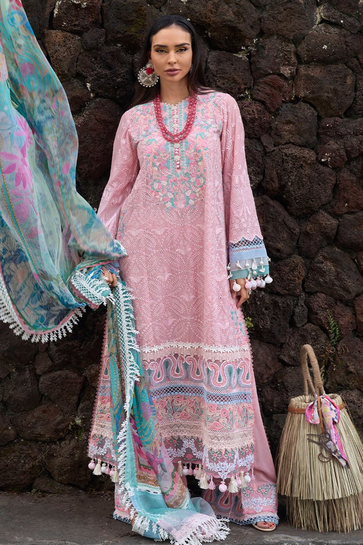 Ansab Jahangir | Zoha Lawn 24 | Peony by Ansab Jahangir - Designer Dress - Type: Ladies Clothes - Available at Libayah - 100% Original