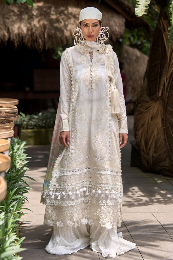 Ansab Jahangir | Zoha Lawn 24 | EUPHORIBA by Ansab Jahangir - Designer Dress - Type: Ladies Clothes - Available at Libayah - 100% Original