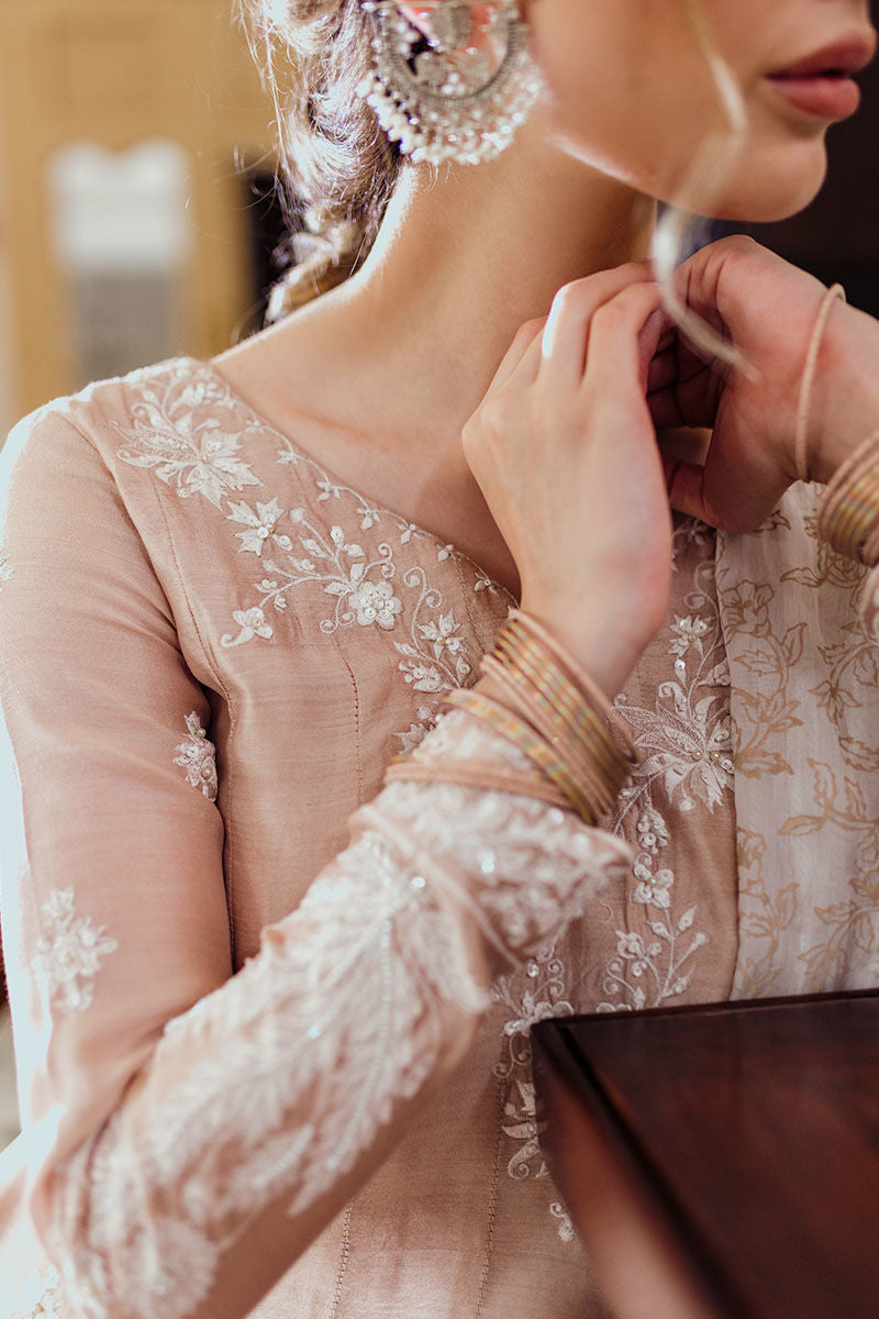 Ansab Jahangir | Luxe Pret Eid 24 | HANAM by Ansab Jahangir - Designer Dress - Type: Ladies Clothes - Available at Libayah - 100% Original