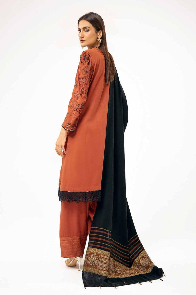 Gul Ahmed | Winter Collection 24 | Pashmina Suit AP-42001 by Gul Ahmed - Designer Dress - Type: Ladies Clothes - Available at Libayah - 100% Original