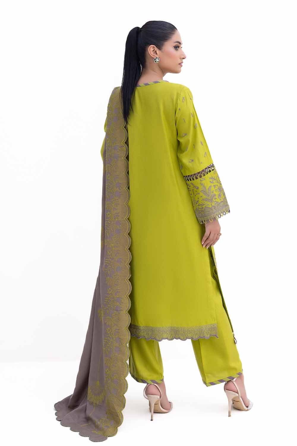 Gul Ahmed | Winter Collection 24 | Acrylic Dupatta AP-42004 by Gul Ahmed - Designer Dress - Type: Ladies Clothes - Available at Libayah - 100% Original