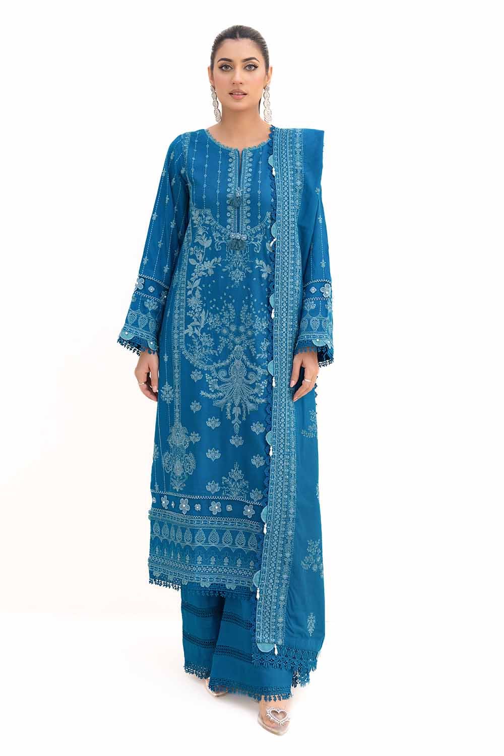 Gul Ahmed | Winter Collection 24 | Acrylic Dupatta AP-42005 by Gul Ahmed - Designer Dress - Type: Ladies Clothes - Available at Libayah - 100% Original