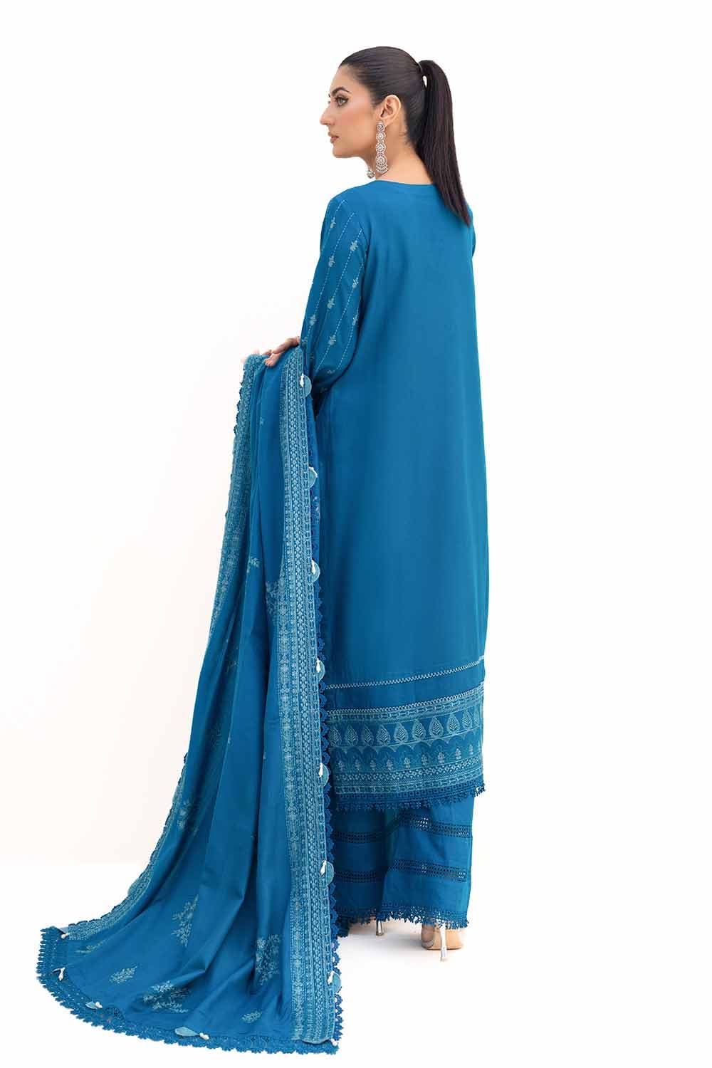 Gul Ahmed | Winter Collection 24 | Acrylic Dupatta AP-42005 by Gul Ahmed - Designer Dress - Type: Ladies Clothes - Available at Libayah - 100% Original