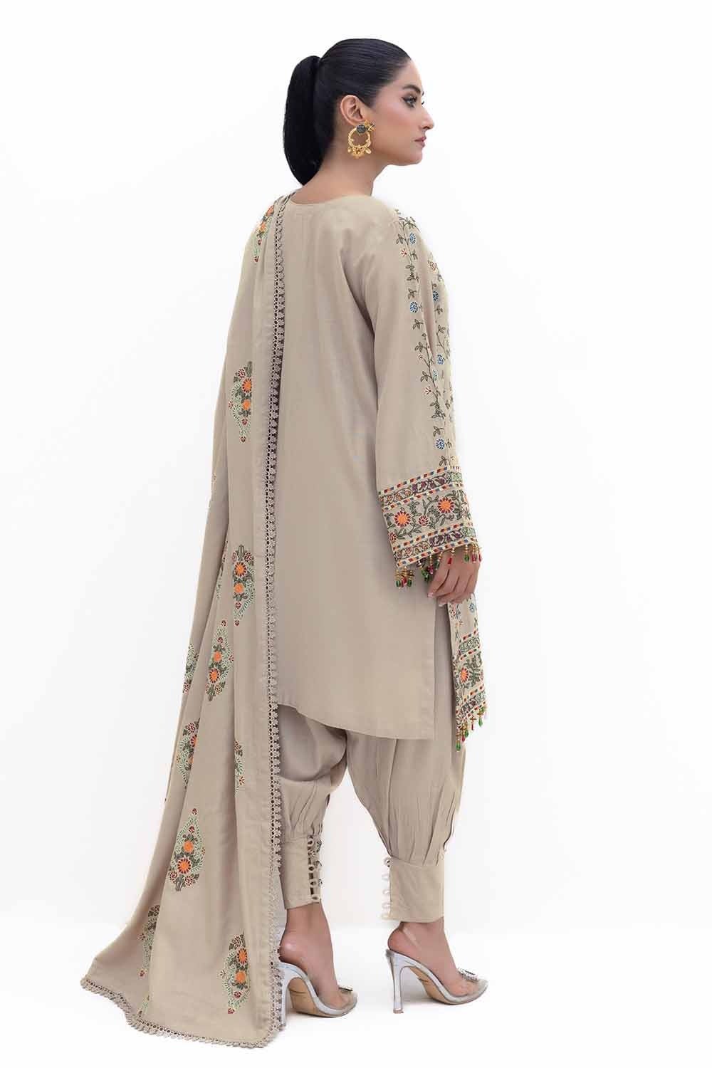 Gul Ahmed | Winter Collection 24 | Acrylic Dupatta AP-42007 by Gul Ahmed - Designer Dress - Type: Ladies Clothes - Available at Libayah - 100% Original