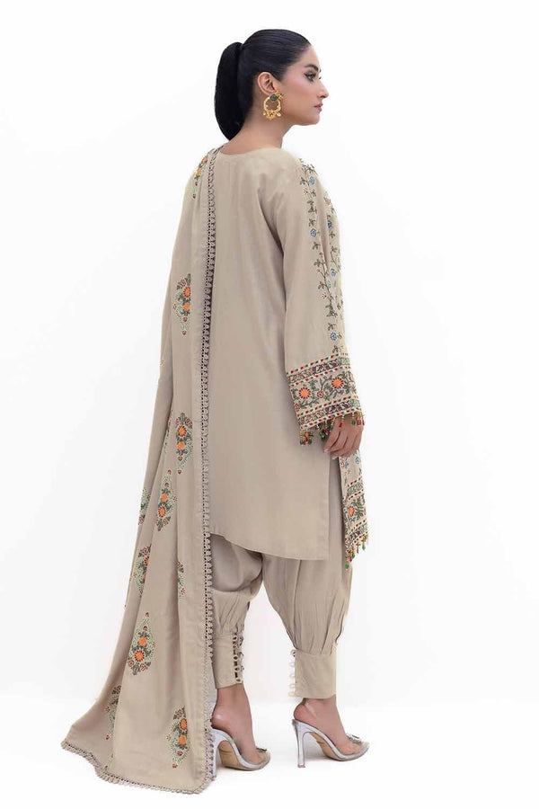 Gul Ahmed | Winter Collection 24 | Acrylic Dupatta AP-42007 by Gul Ahmed - Designer Dress - Type: Ladies Clothes - Available at Libayah - 100% Original