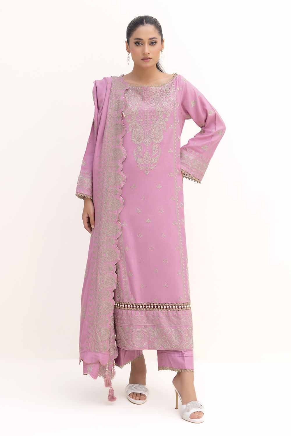 Gul Ahmed | Winter Collection 24 | Acrylic Dupatta AP-42008 by Gul Ahmed - Designer Dress - Type: Ladies Clothes - Available at Libayah - 100% Original