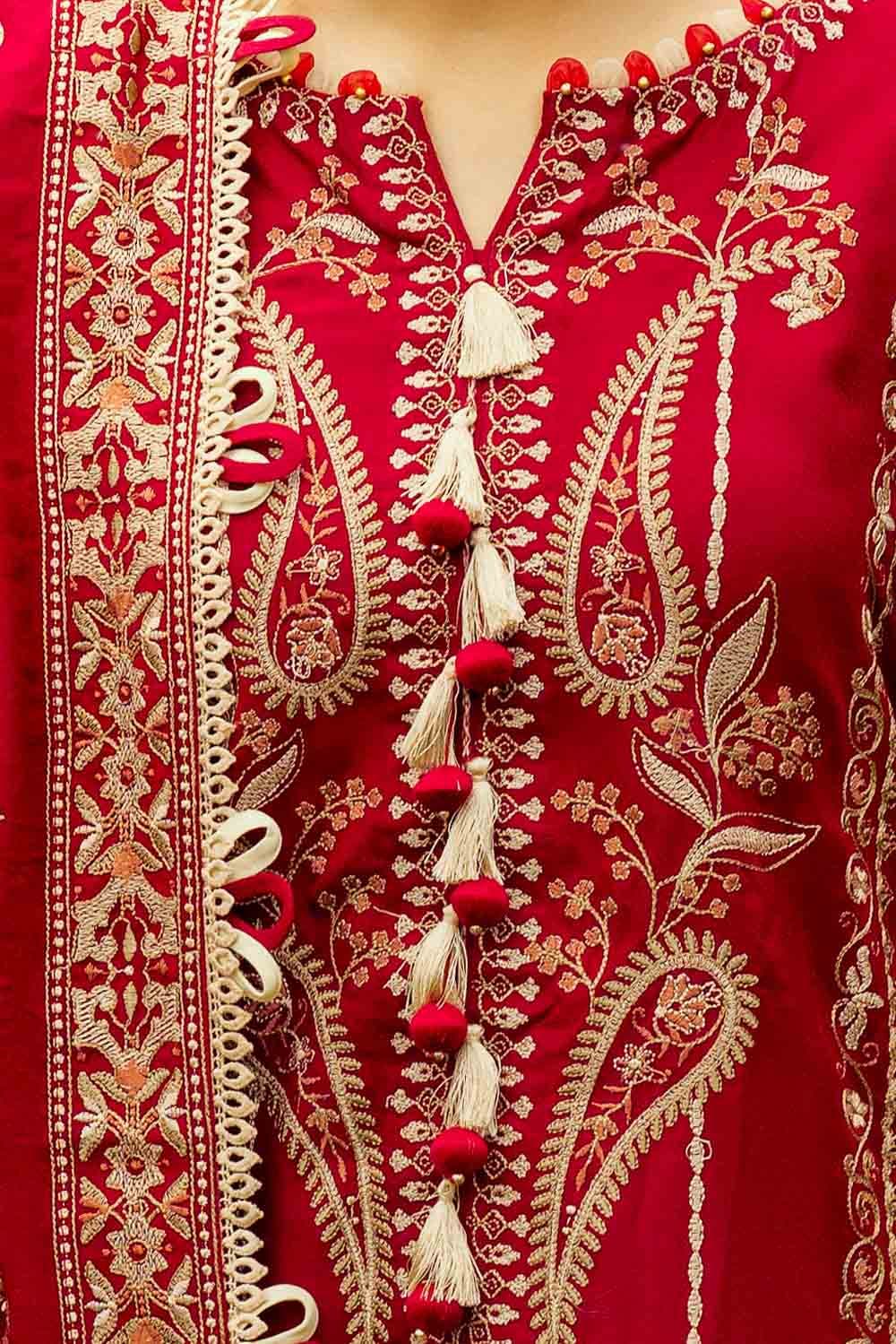 Gul Ahmed | Winter Collection 24 | Acrylic Dupatta AP-42009 by Gul Ahmed - Designer Dress - Type: Ladies Clothes - Available at Libayah - 100% Original