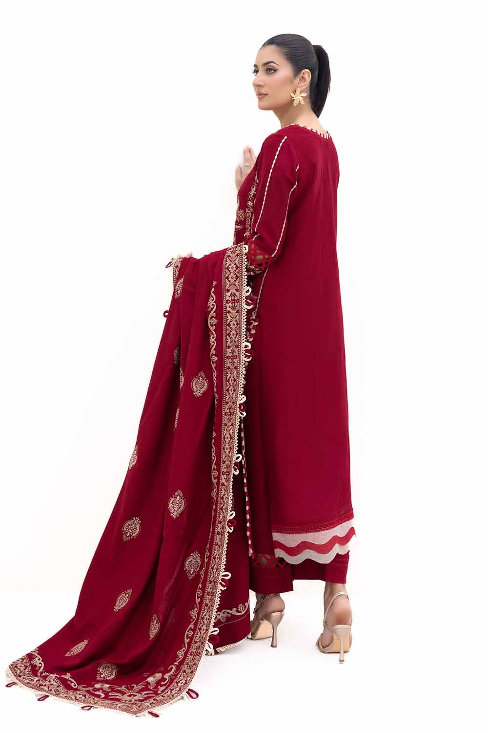 Gul Ahmed | Winter Collection 24 | Acrylic Dupatta AP-42009 by Gul Ahmed - Designer Dress - Type: Ladies Clothes - Available at Libayah - 100% Original