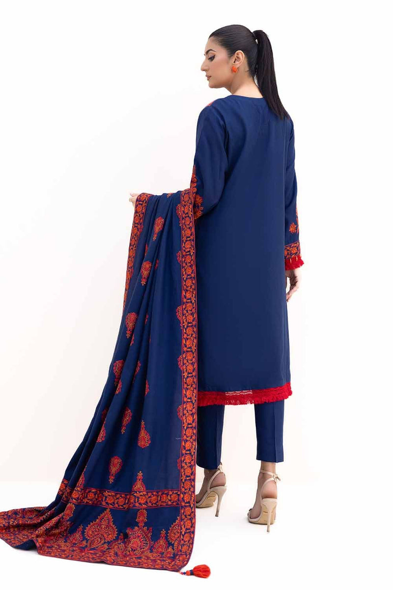 Gul Ahmed | Winter Collection 24 | Acrylic Suit with Embroidered Acrylic Dupatta AP-42012 by Gul Ahmed - Designer Dress - Type: Ladies Clothes - Available at Libayah - 100% Original