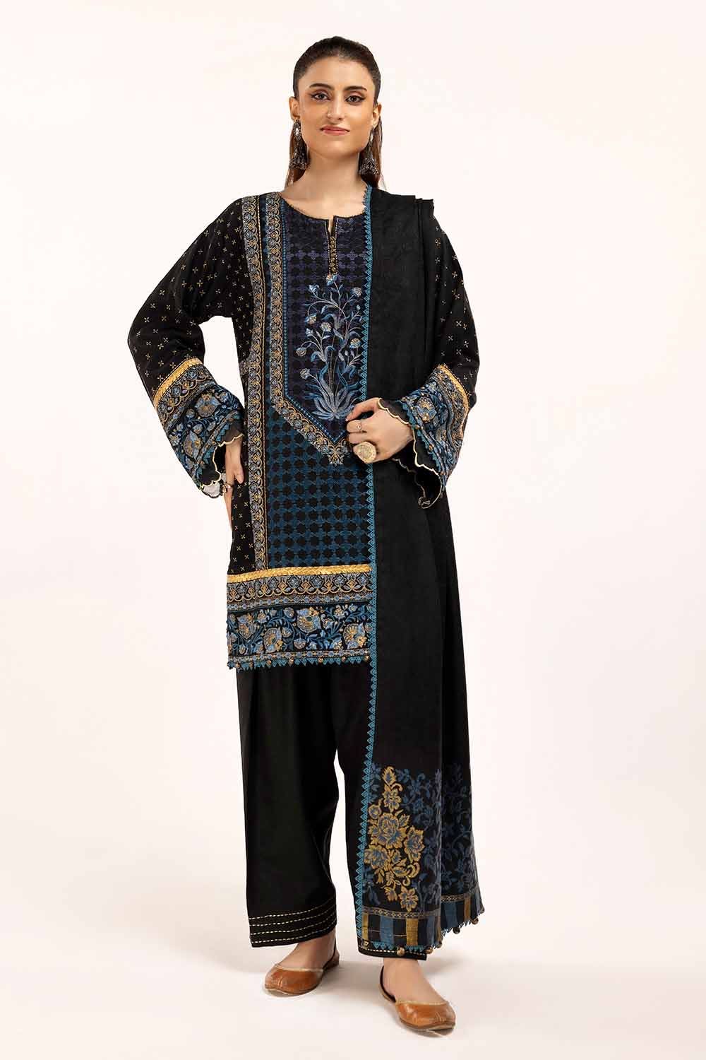 Gul Ahmed | Winter Collection 24 | Pashmina Dupatta AP-42024 by Gul Ahmed - Designer Dress - Type: Ladies Clothes - Available at Libayah - 100% Original