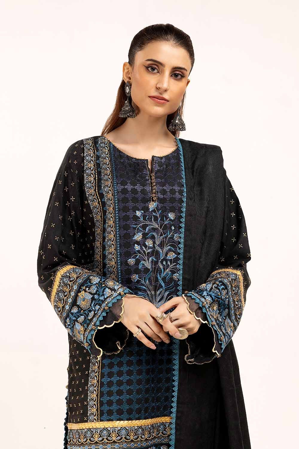 Gul Ahmed | Winter Collection 24 | Pashmina Dupatta AP-42024 by Gul Ahmed - Designer Dress - Type: Ladies Clothes - Available at Libayah - 100% Original