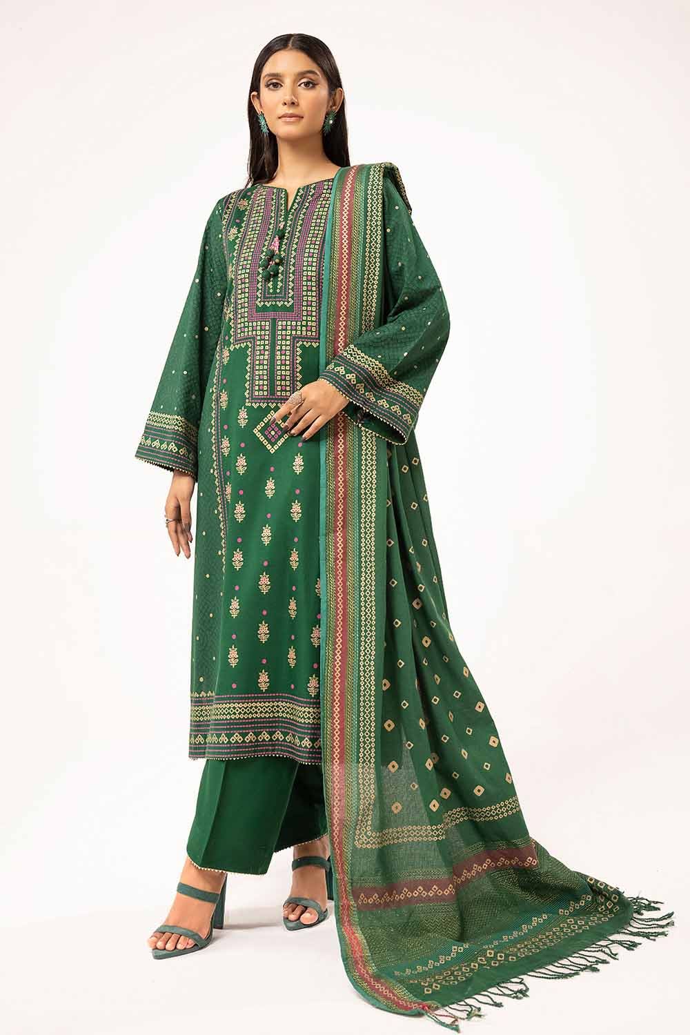 Gul Ahmed | Winter Collection 24 | Acrylic Dupatta AP-42028 by Gul Ahmed - Designer Dress - Type: Ladies Clothes - Available at Libayah - 100% Original