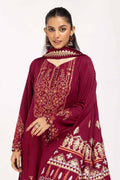 Gul Ahmed | Winter Collection 24 | Acrylic Dupatta AP-42043 by Gul Ahmed - Designer Dress - Type: Ladies Clothes - Available at Libayah - 100% Original