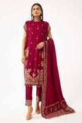 Gul Ahmed | Winter Collection 24 | Acrylic Dupatta AP-42045 by Gul Ahmed - Designer Dress - Type: Ladies Clothes - Available at Libayah - 100% Original