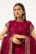 Gul Ahmed | Winter Collection 24 | Acrylic Dupatta AP-42045 by Gul Ahmed - Designer Dress - Type: Ladies Clothes - Available at Libayah - 100% Original