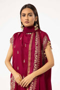 Gul Ahmed | Winter Collection 24 | Acrylic Dupatta AP-42045 by Gul Ahmed - Designer Dress - Type: Ladies Clothes - Available at Libayah - 100% Original