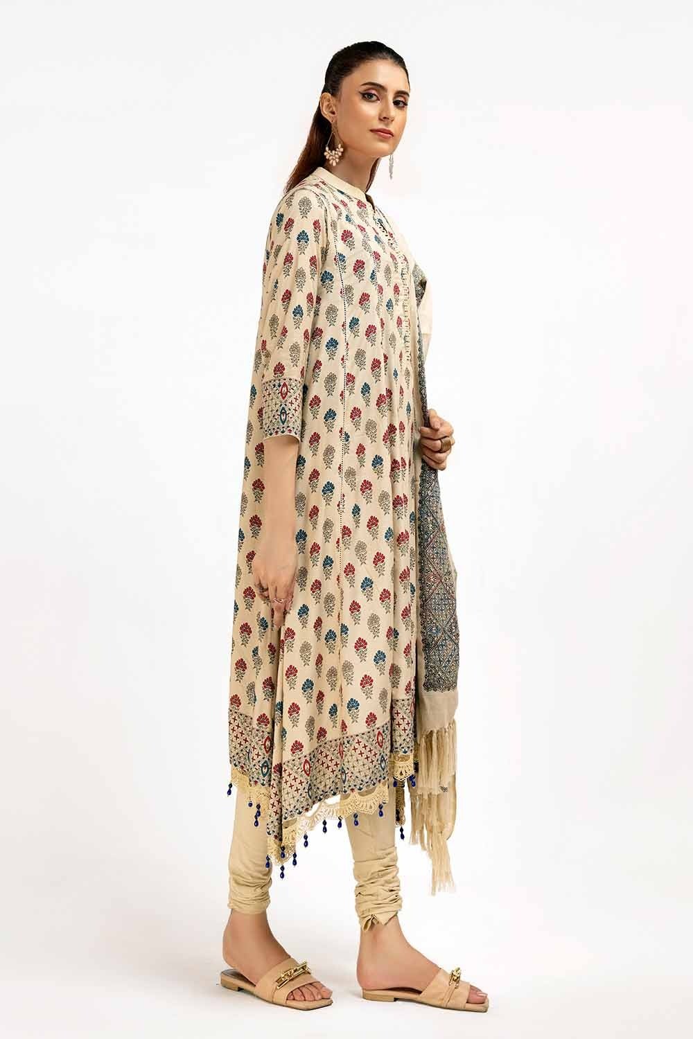 Gul Ahmed | Winter Collection 24 | Pashmina Dupatta AP-42049 by Gul Ahmed - Designer Dress - Type: Ladies Clothes - Available at Libayah - 100% Original
