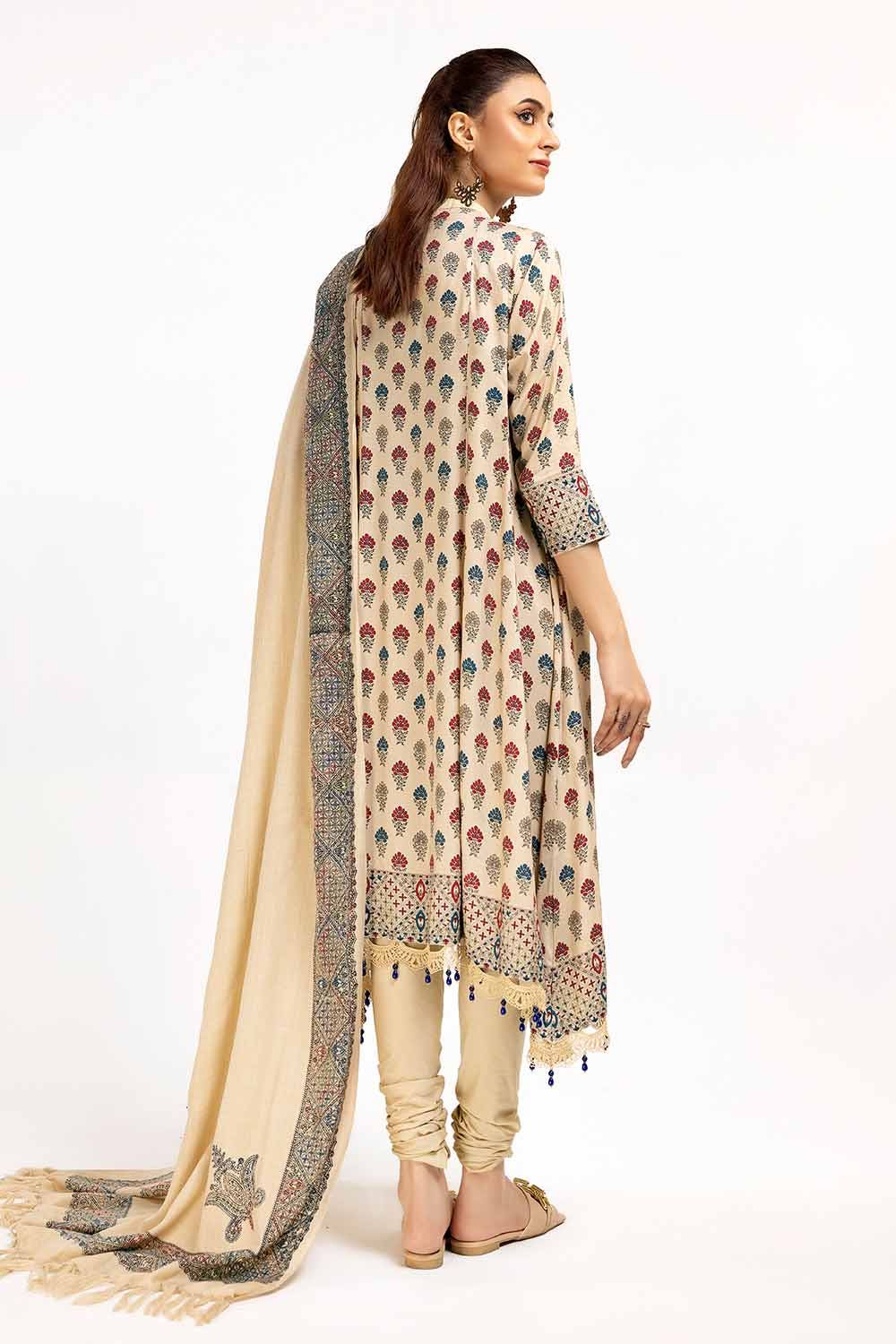 Gul Ahmed | Winter Collection 24 | Pashmina Dupatta AP-42049 by Gul Ahmed - Designer Dress - Type: Ladies Clothes - Available at Libayah - 100% Original