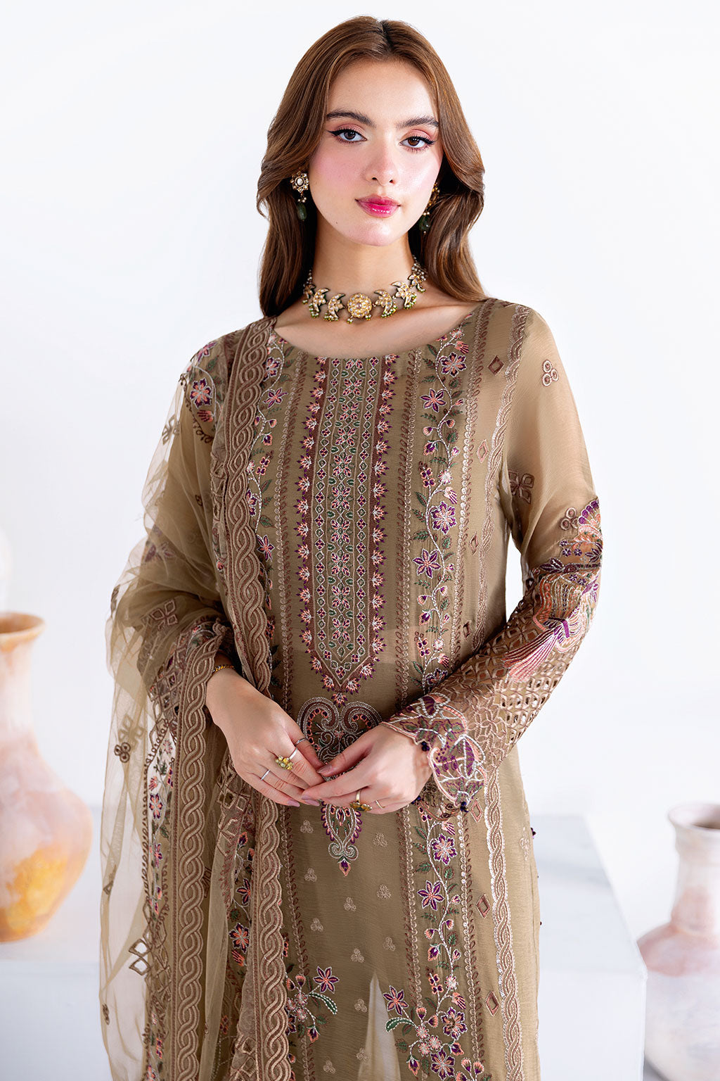 Ramsha | Arzoo Chiffon | U-210 by Ramsha - Designer Dress  - Type : Ladies Clothes - Available at Libayah - 100% Original 