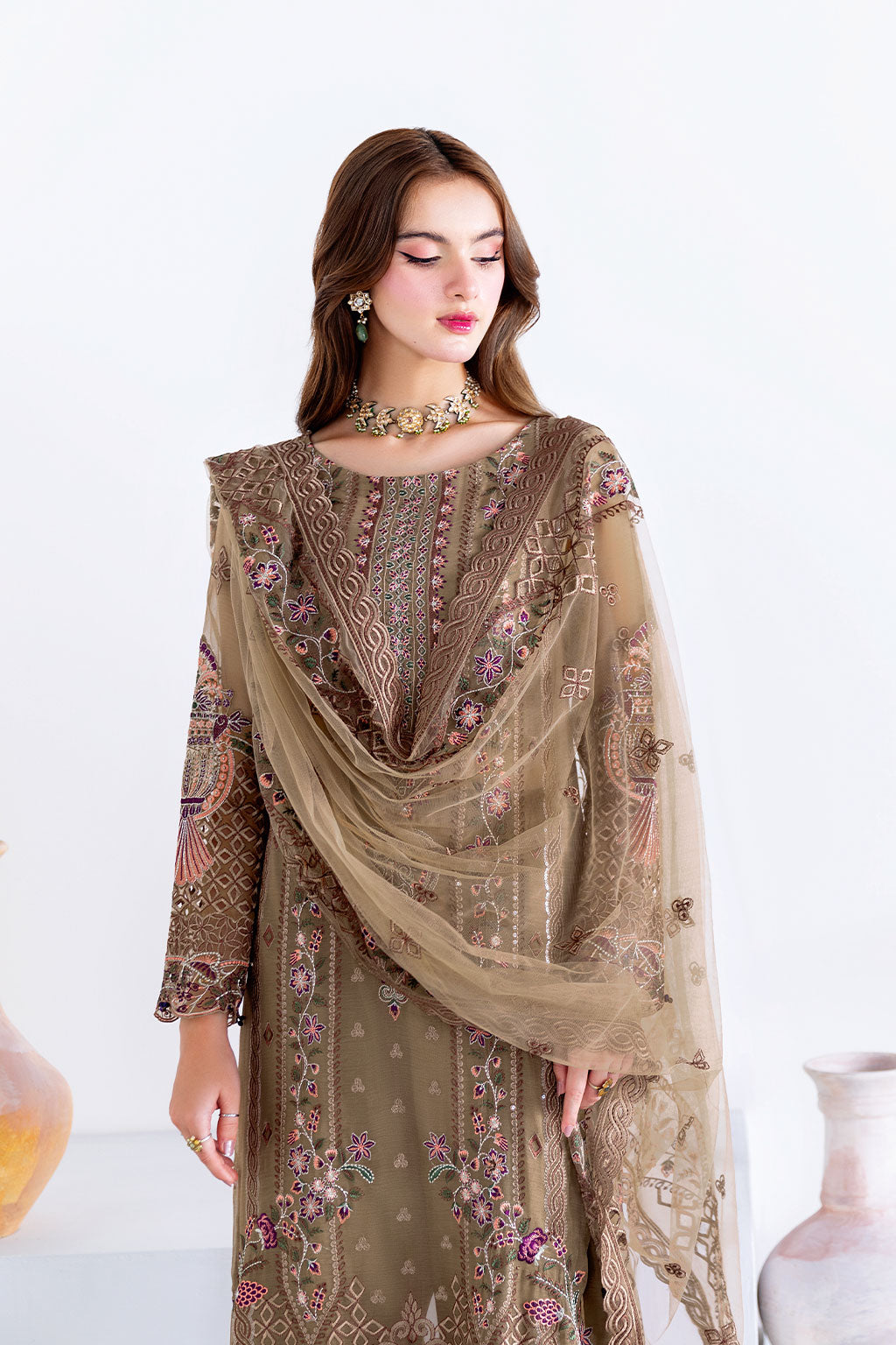 Ramsha | Arzoo Chiffon | U-210 by Ramsha - Designer Dress  - Type : Ladies Clothes - Available at Libayah - 100% Original 