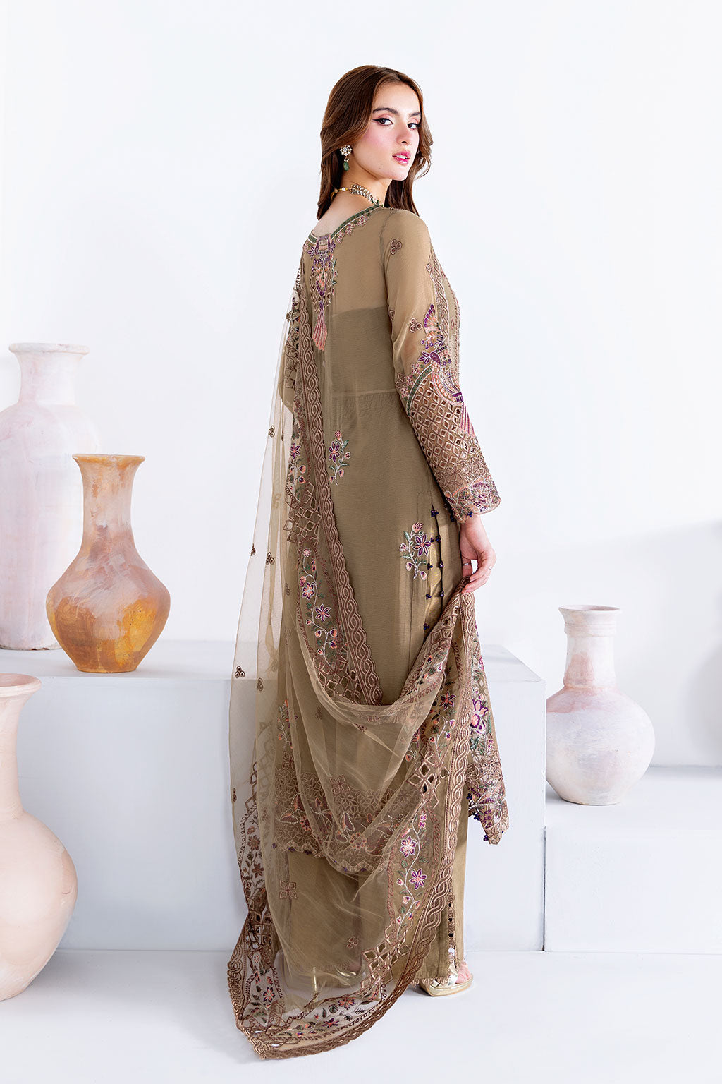Ramsha | Arzoo Chiffon | U-210 by Ramsha - Designer Dress  - Type : Ladies Clothes - Available at Libayah - 100% Original 