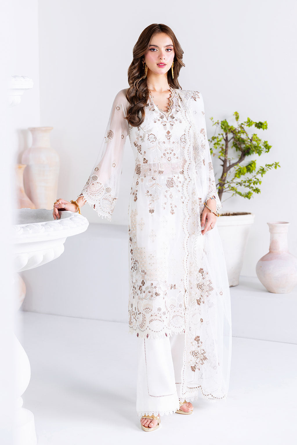 Ramsha | Arzoo Chiffon | U-205 by Ramsha - Designer Dress  - Type : Ladies Clothes - Available at Libayah - 100% Original 