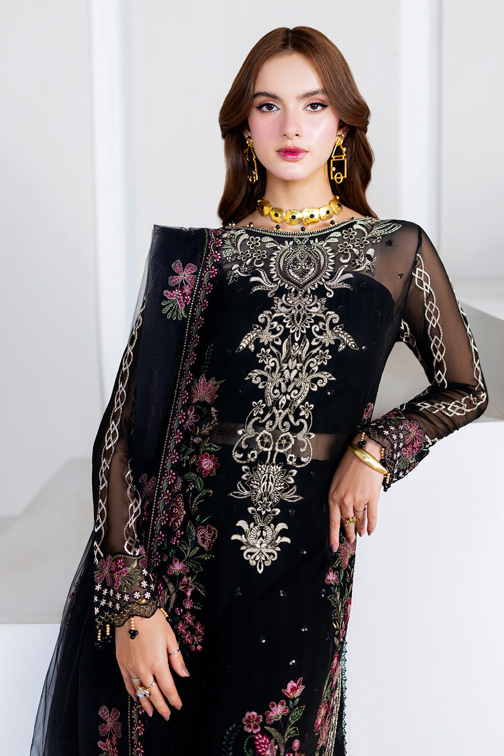 Ramsha | Arzoo Chiffon | U-204 by Ramsha - Designer Dress  - Type : Ladies Clothes - Available at Libayah - 100% Original 