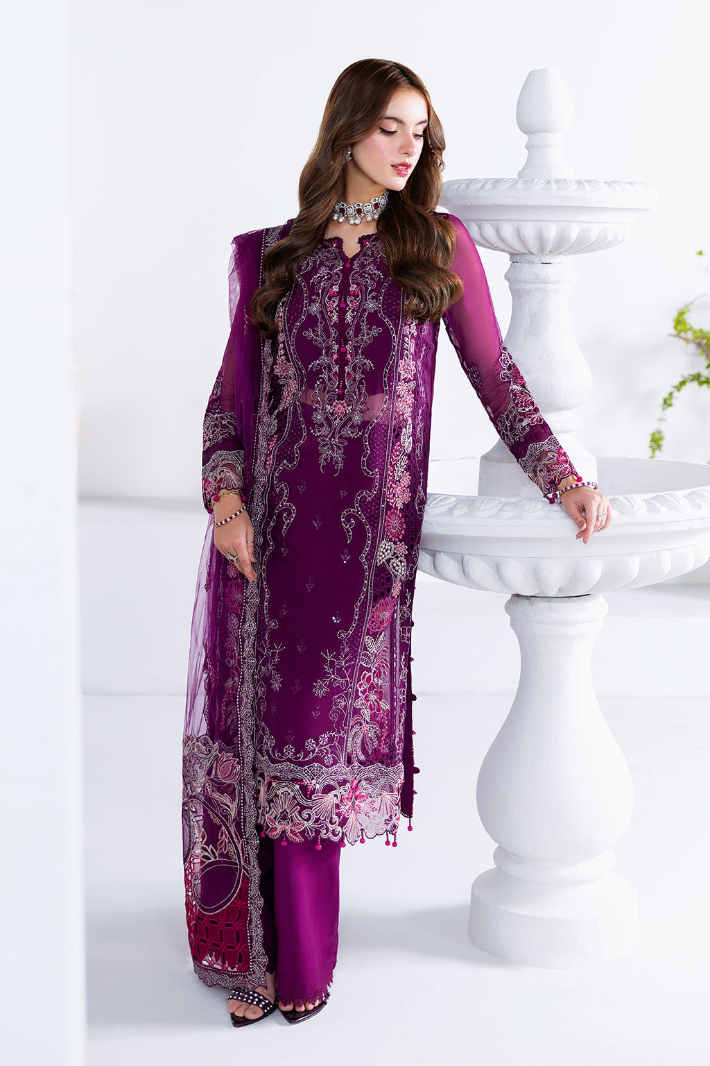 Ramsha | Arzoo Chiffon | U-206 by Ramsha - Designer Dress  - Type : Ladies Clothes - Available at Libayah - 100% Original 