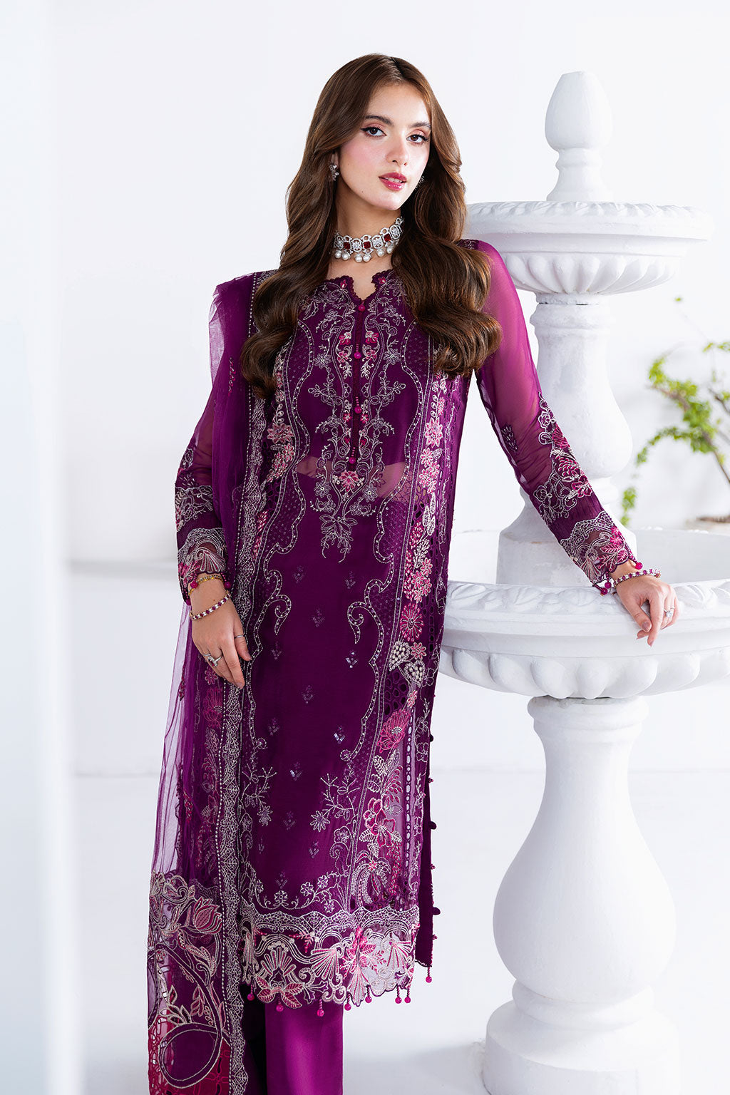 Ramsha | Arzoo Chiffon | U-206 by Ramsha - Designer Dress  - Type : Ladies Clothes - Available at Libayah - 100% Original 