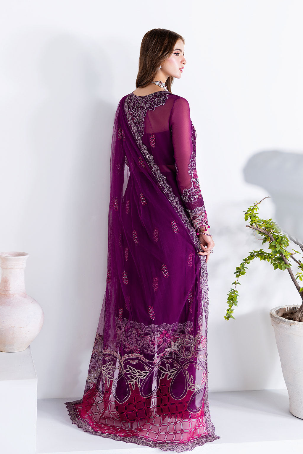 Ramsha | Arzoo Chiffon | U-206 by Ramsha - Designer Dress  - Type : Ladies Clothes - Available at Libayah - 100% Original 