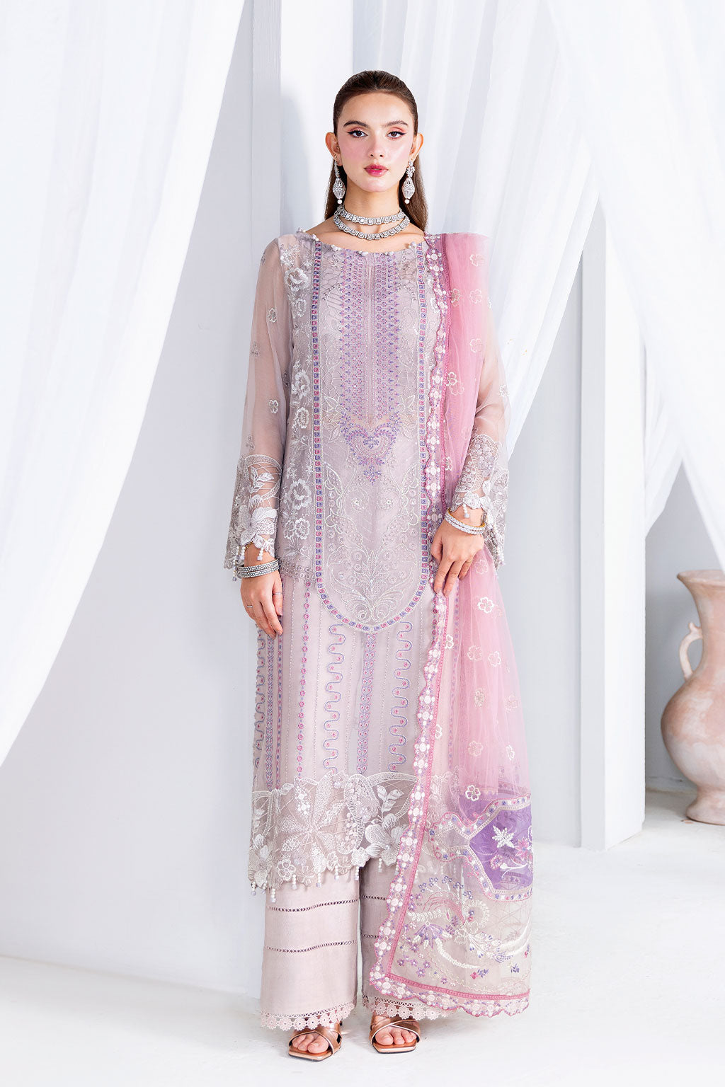 Ramsha | Arzoo Chiffon | U-209 by Ramsha - Designer Dress  - Type : Ladies Clothes - Available at Libayah - 100% Original 
