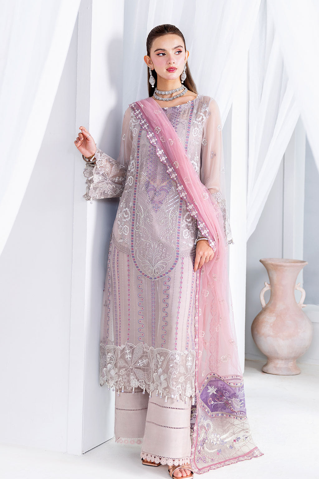 Ramsha | Arzoo Chiffon | U-209 by Ramsha - Designer Dress  - Type : Ladies Clothes - Available at Libayah - 100% Original 