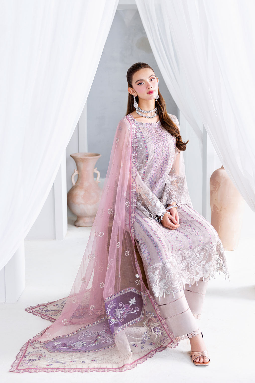Ramsha | Arzoo Chiffon | U-209 by Ramsha - Designer Dress  - Type : Ladies Clothes - Available at Libayah - 100% Original 