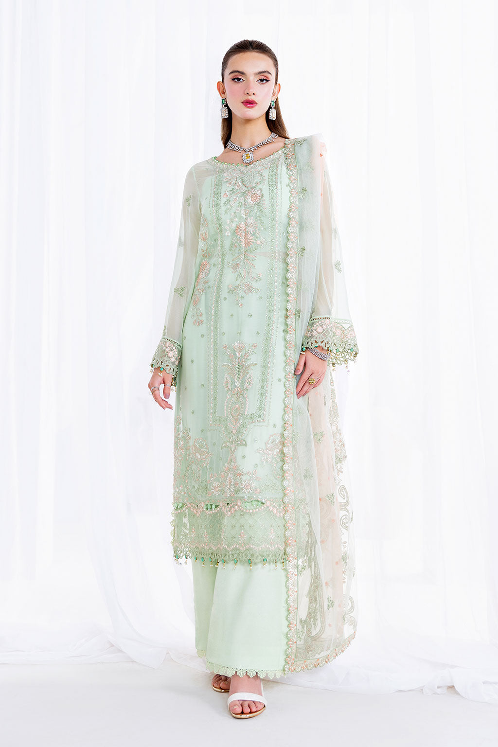 Ramsha | Arzoo Chiffon | U-207 by Ramsha - Designer Dress  - Type :  - Available at Libayah - 100% Original 
