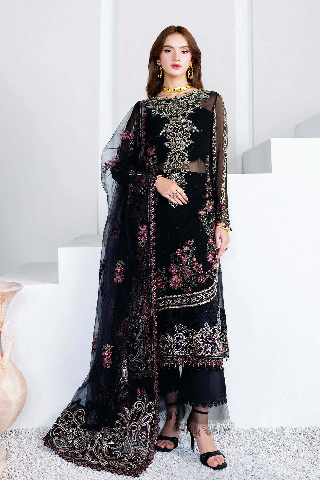 Ramsha | Arzoo Chiffon | U-204 by Ramsha - Designer Dress  - Type : Ladies Clothes - Available at Libayah - 100% Original 