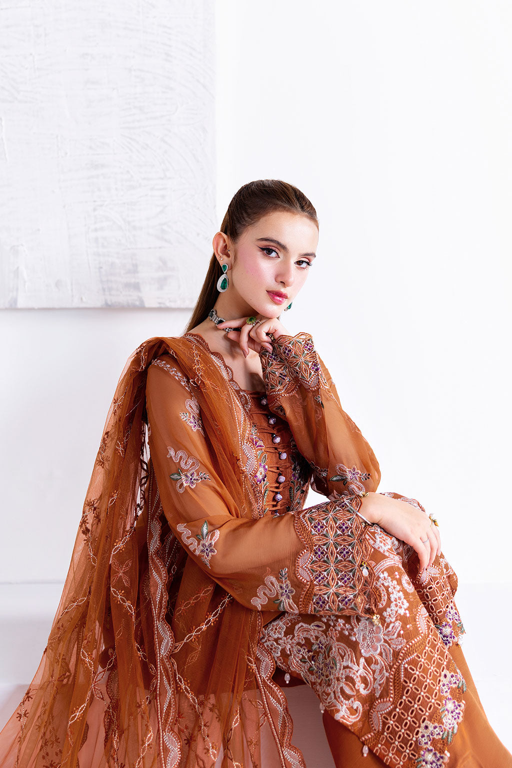 Ramsha | Arzoo Chiffon | U-208 by Ramsha - Designer Dress  - Type : Ladies Clothes - Available at Libayah - 100% Original 
