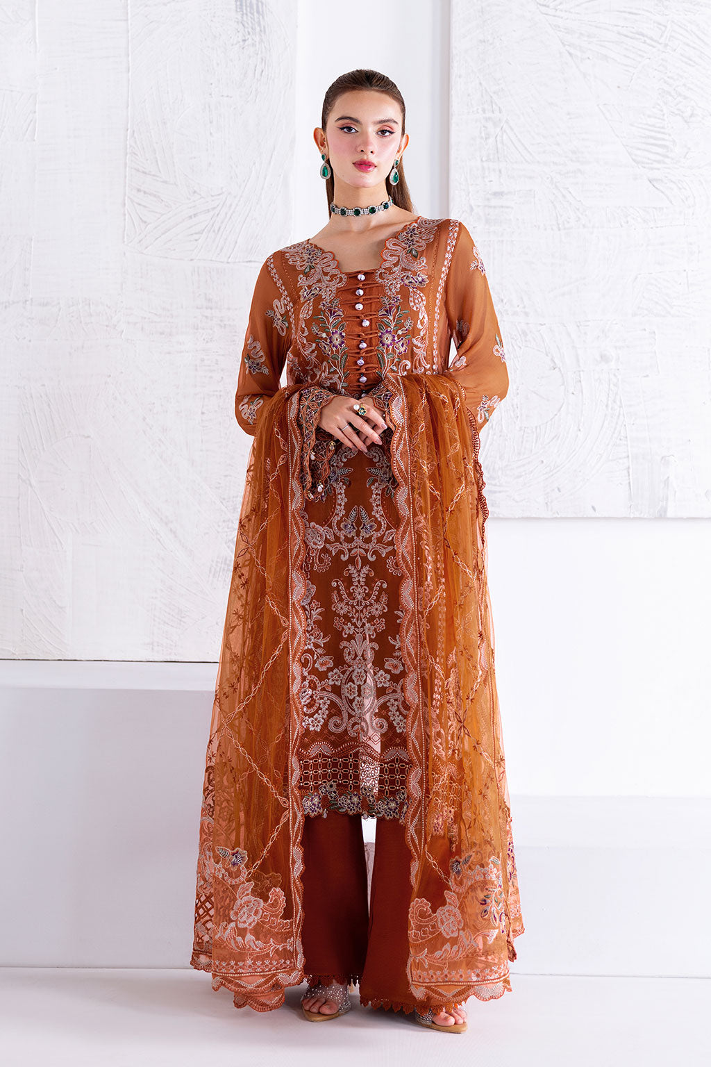Ramsha | Arzoo Chiffon | U-208 by Ramsha - Designer Dress  - Type : Ladies Clothes - Available at Libayah - 100% Original 