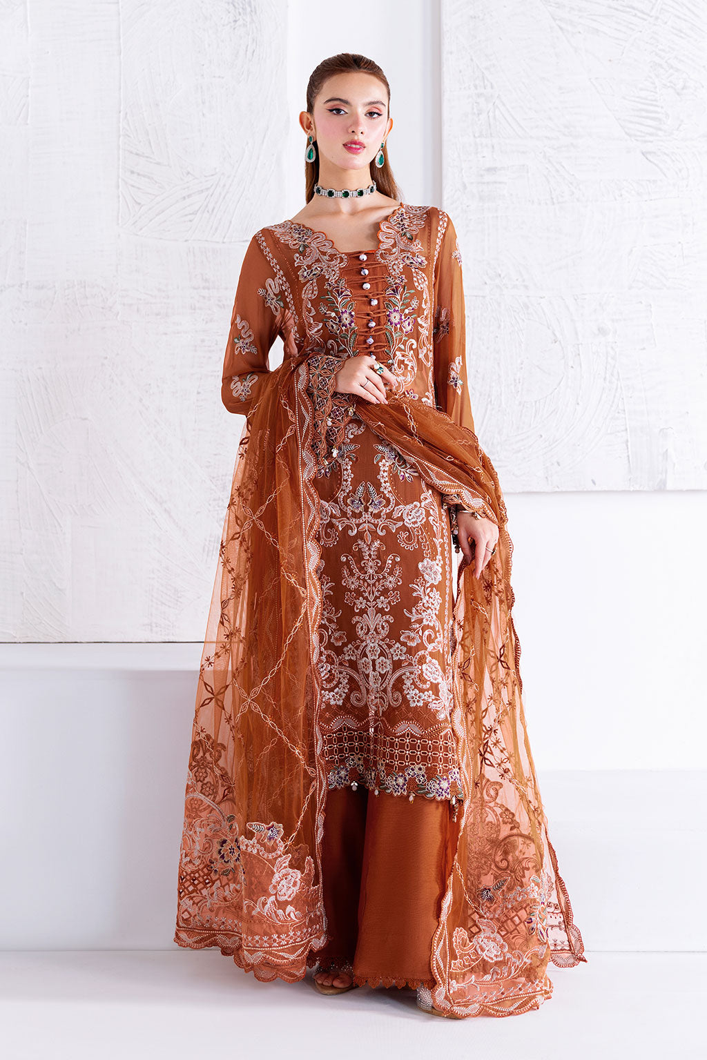 Ramsha | Arzoo Chiffon | U-208 by Ramsha - Designer Dress  - Type : Ladies Clothes - Available at Libayah - 100% Original 