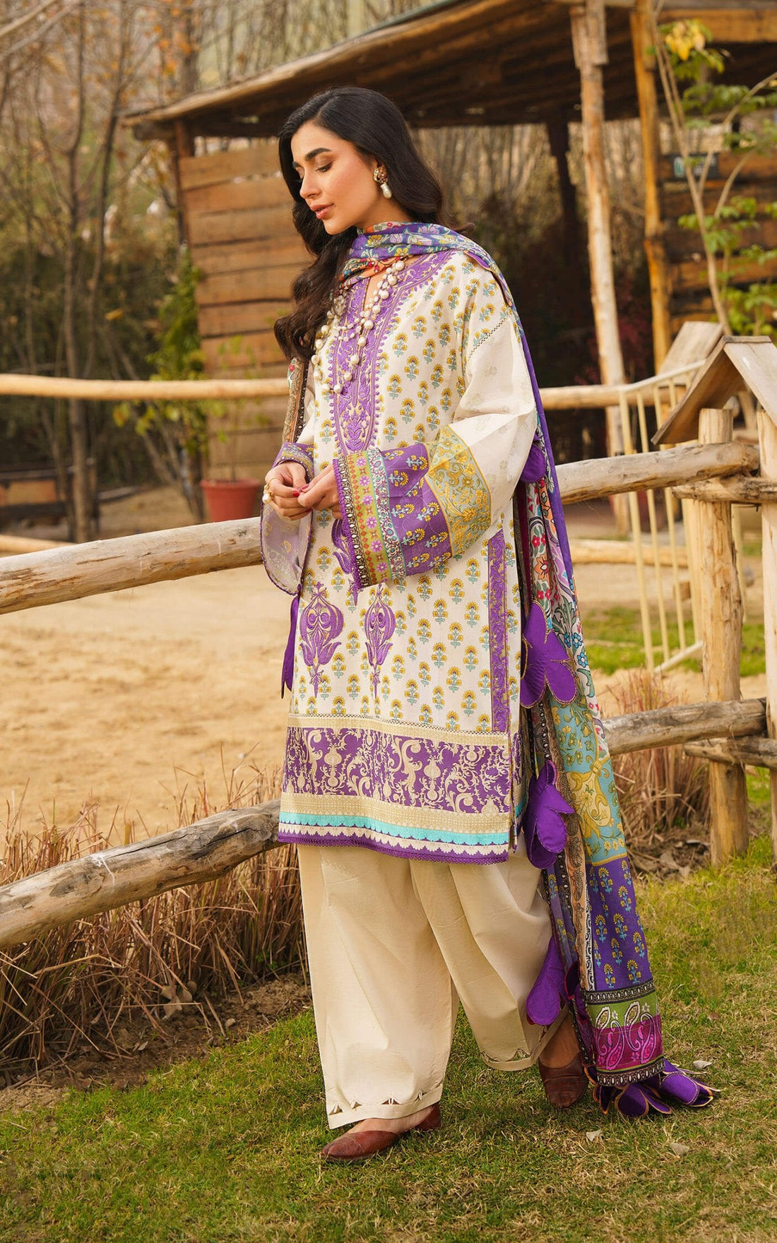 Asifa and Nabeel | Meraki Summer 24 | ALYSSA by Asifa and Nabeel - Designer Dress - Type: Ladies Clothes - Available at Libayah - 100% Original