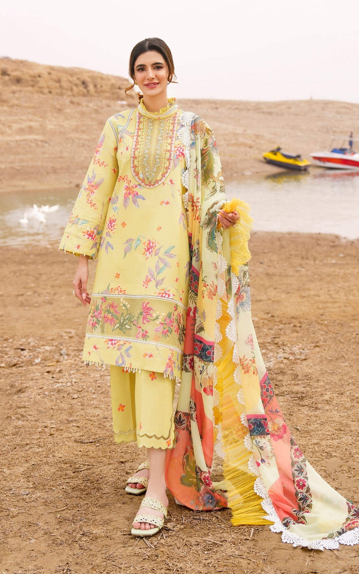 Asifa and Nabeel | Meraki Summer 24 | ORCHID-U141M007 by Asifa and Nabeel - Designer Dress - Type: Ladies Clothes - Available at Libayah - 100% Original