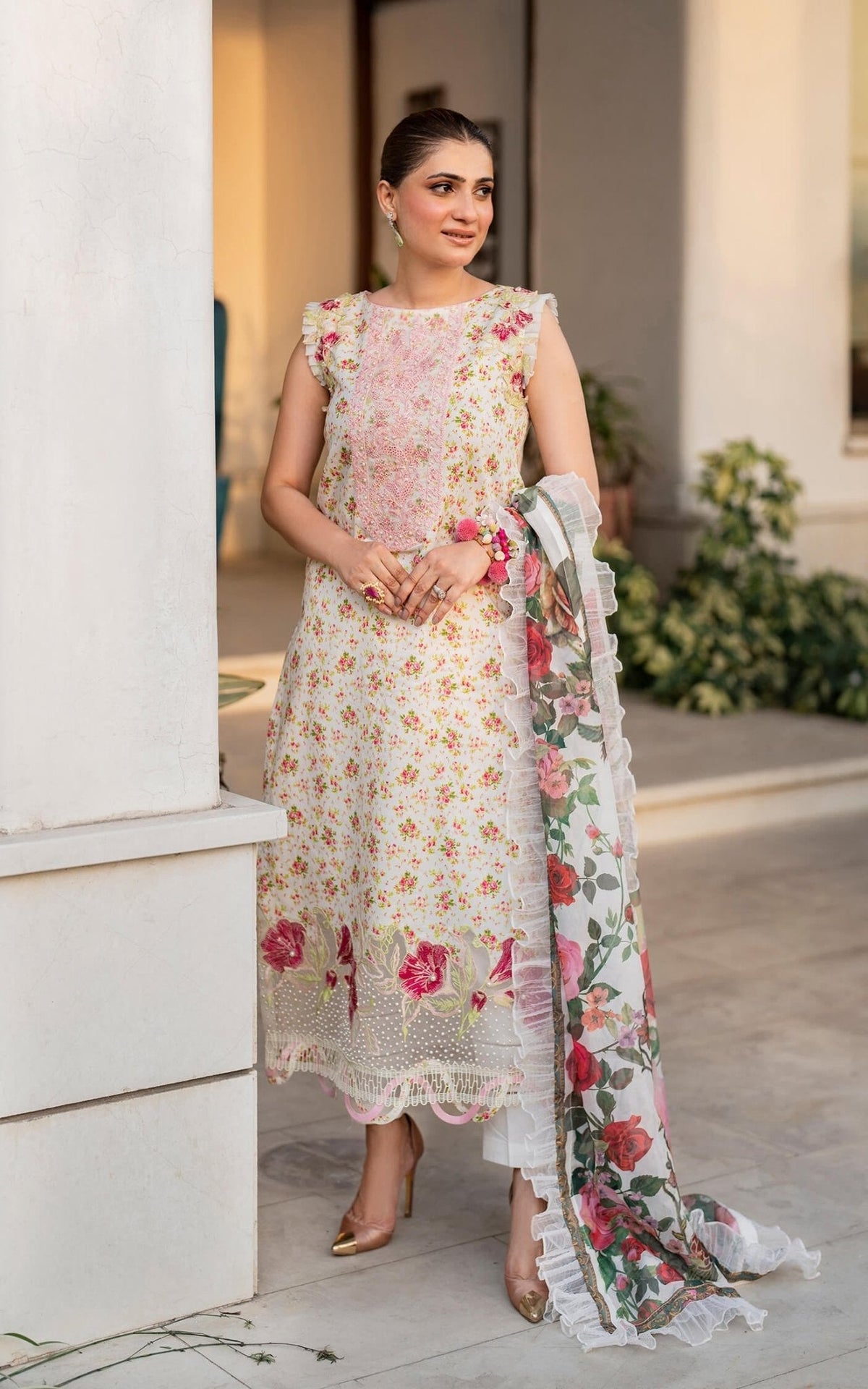 Asifa and Nabeel | Meraki Summer Vol 2 | Gulnar MK-15 by Asifa and Nabeel - Designer Dress - Type: Ladies Clothes - Available at Libayah - 100% Original