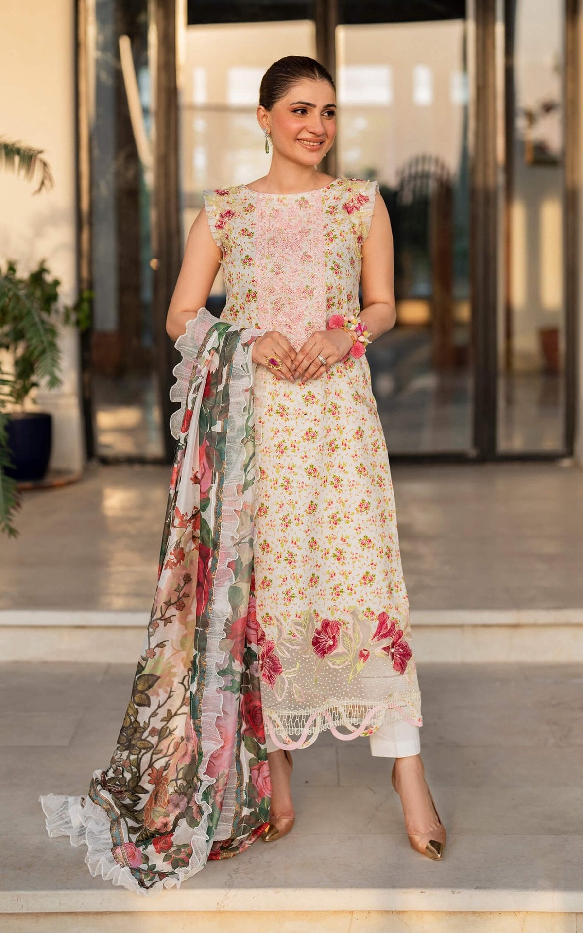 Asifa and Nabeel | Meraki Summer Vol 2 | Gulnar MK-15 by Asifa and Nabeel - Designer Dress - Type: Ladies Clothes - Available at Libayah - 100% Original