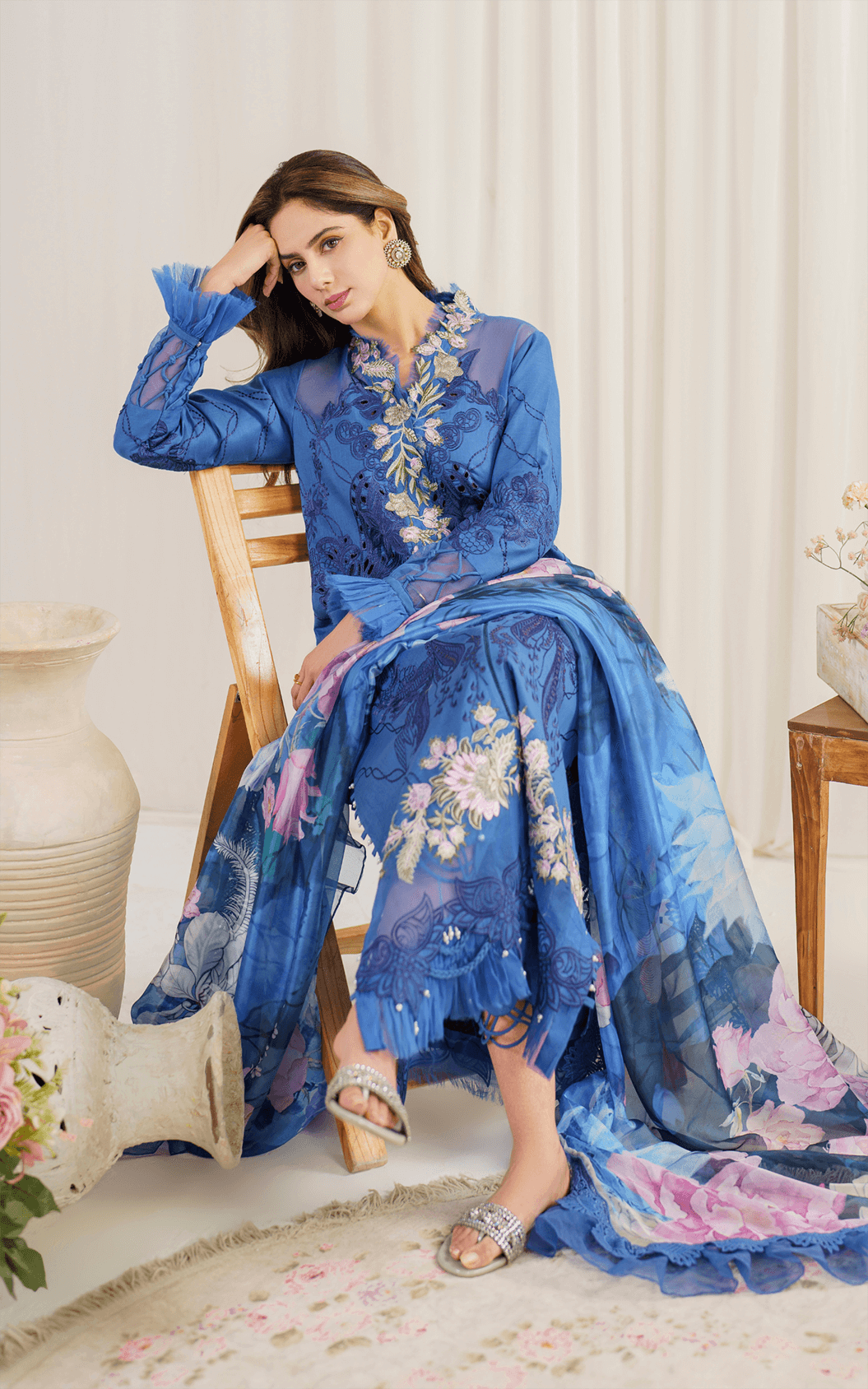 Asifa and Nabeel | Pretty in Pink Limited Edition | Peri Winkle (PP-4) by Asifa and Nabeel - Designer Dress - Type: Ladies Clothes - Available at Libayah - 100% Original
