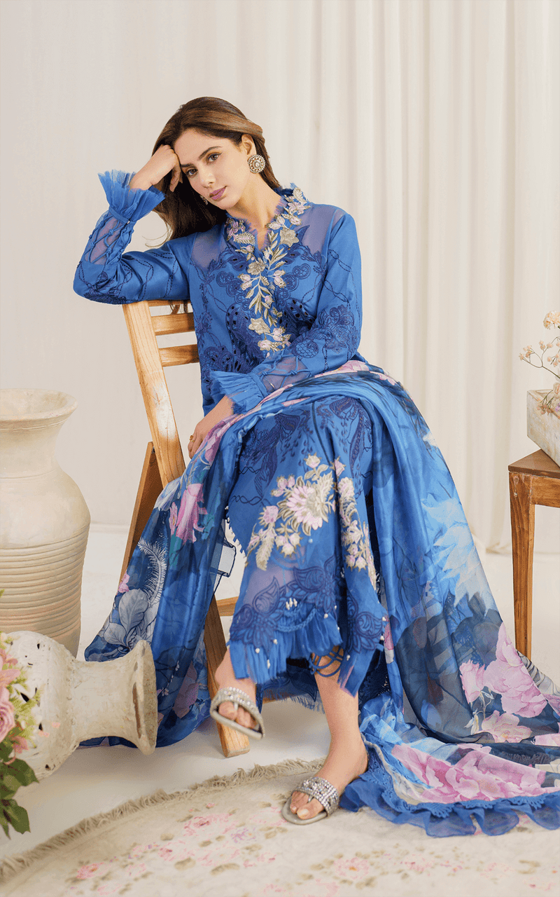 Asifa and Nabeel | Pretty in Pink Limited Edition | Peri Winkle (PP-4) by Asifa and Nabeel - Designer Dress - Type: Ladies Clothes - Available at Libayah - 100% Original