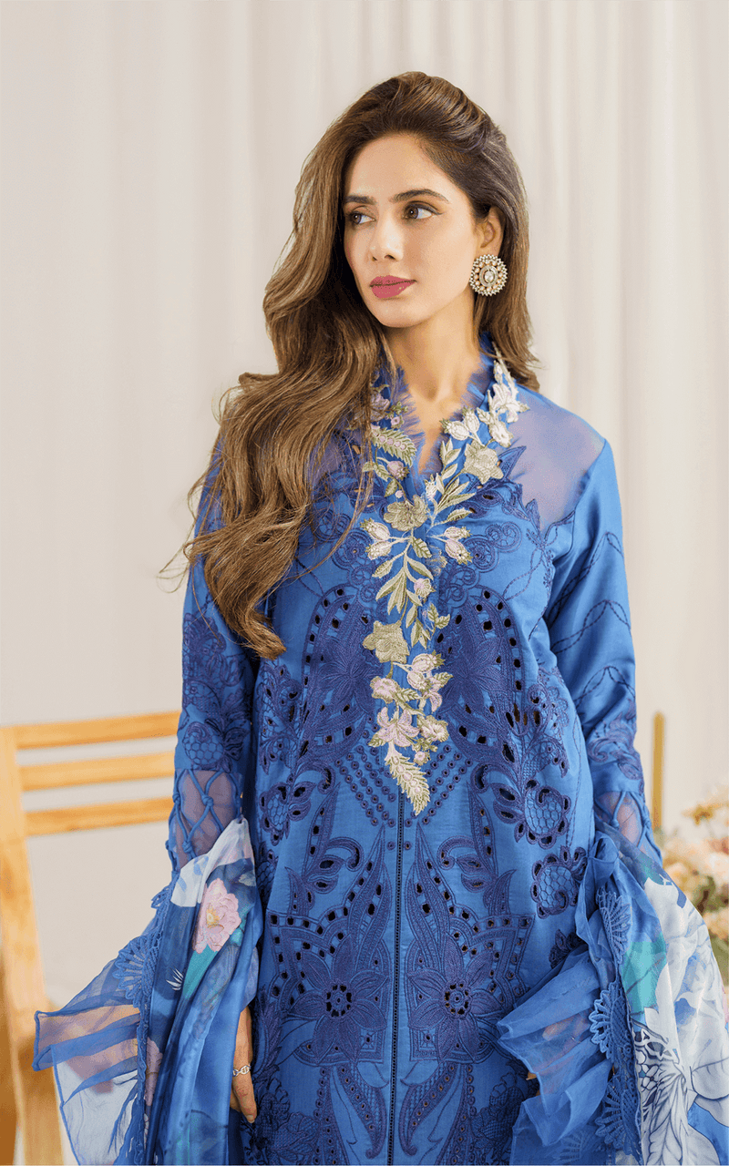 Asifa and Nabeel | Pretty in Pink Limited Edition | Peri Winkle (PP-4) by Asifa and Nabeel - Designer Dress - Type: Ladies Clothes - Available at Libayah - 100% Original