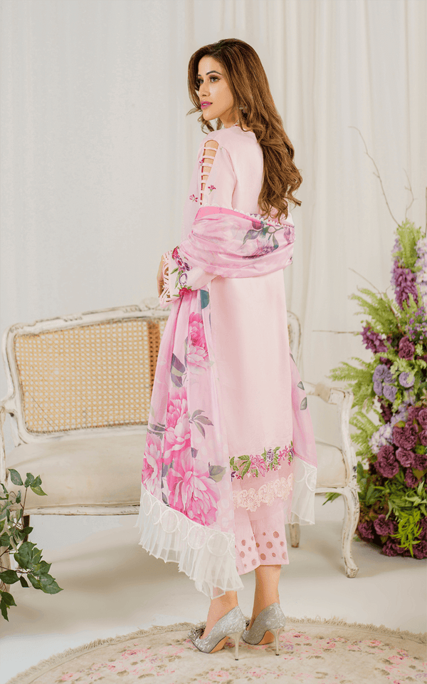 Asifa and Nabeel | Pretty in Pink Limited Edition | Sedum (PP-9) by Asifa and Nabeel - Designer Dress - Type: Ladies Clothes - Available at Libayah - 100% Original