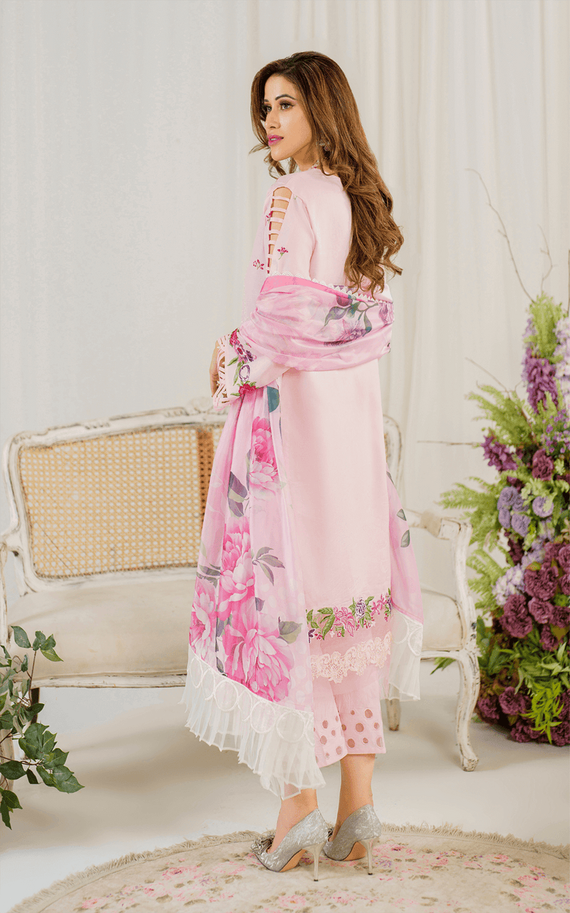 Asifa and Nabeel | Pretty in Pink Limited Edition | Sedum (PP-9) by Asifa and Nabeel - Designer Dress - Type: Ladies Clothes - Available at Libayah - 100% Original